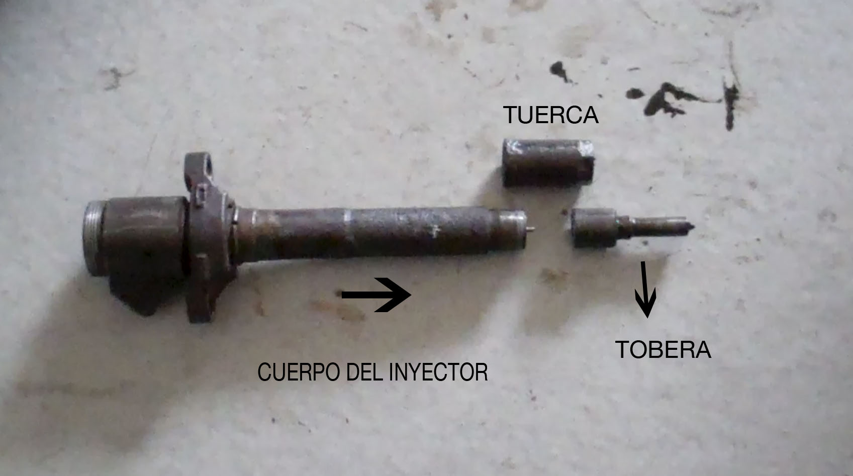 Extractor de aguja interna inyectores diésel
